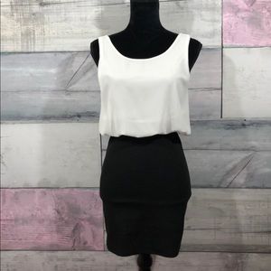 Chocolate USA vintage style blouson pencil skirt M